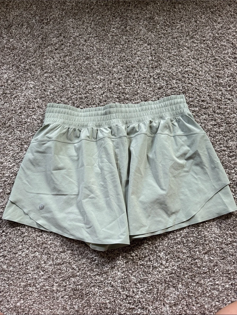 Women's Lululemon AthleticShorts in Sage Green